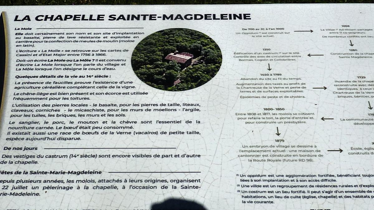 La Mole, chap Sainte Magdeleine