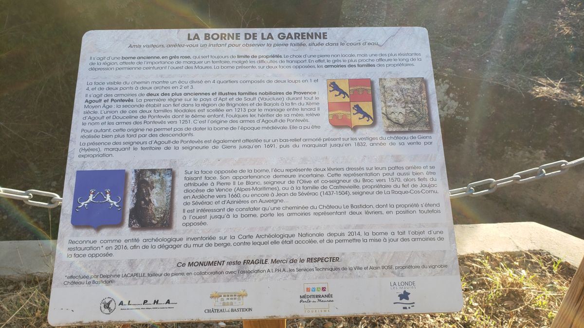 La Londe, chemin de la Garène