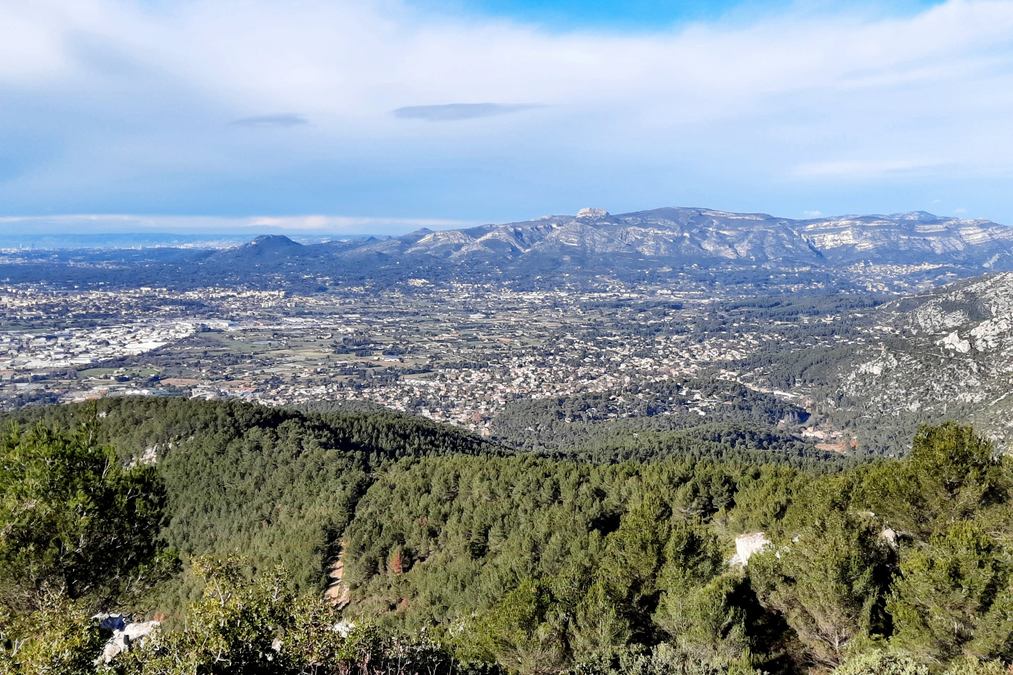 Cuges les Pins, le mont Cruvelier