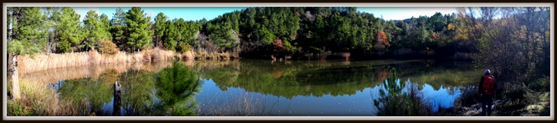 Roquebrune, le lac des Clots