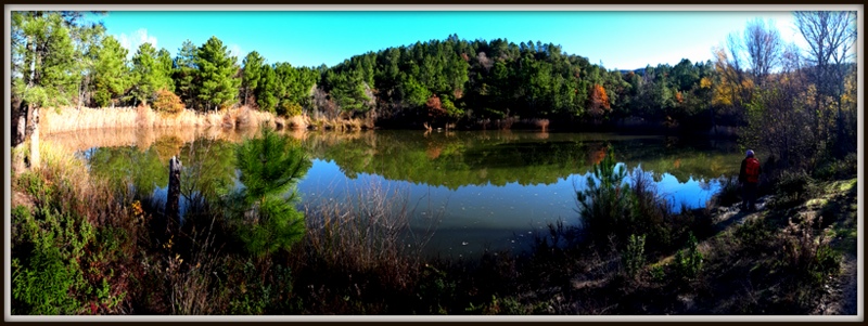 Roquebrune, le lac des Clots