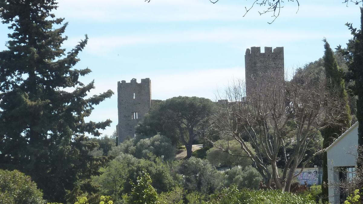 La Crau, le Fenouillet, le château d'Hyères