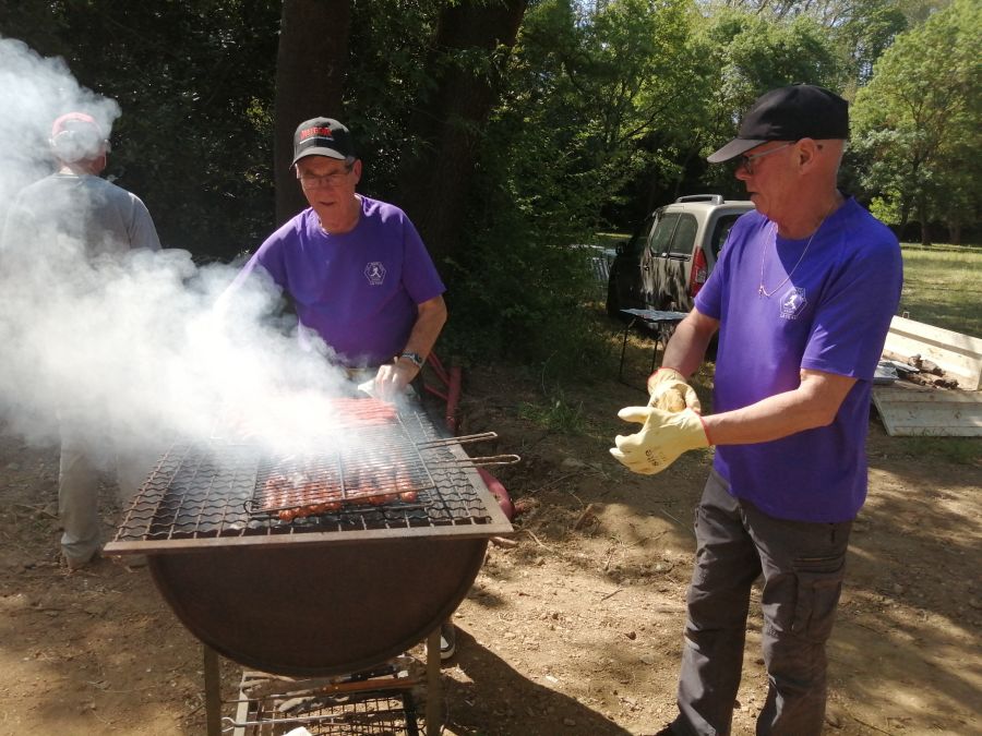 Le Viet, les grillades, interclub