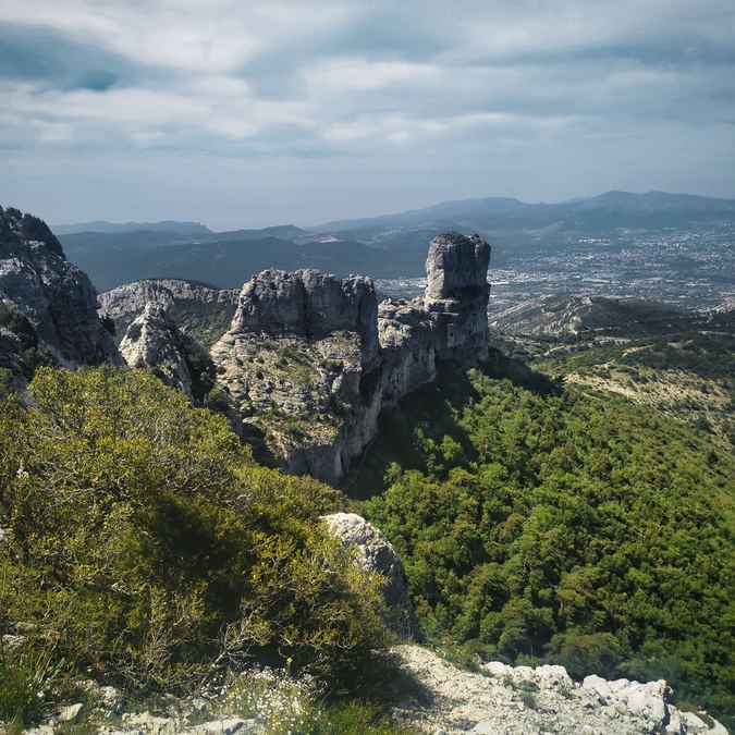 Sainte Baume, dents de Roquefourcade 