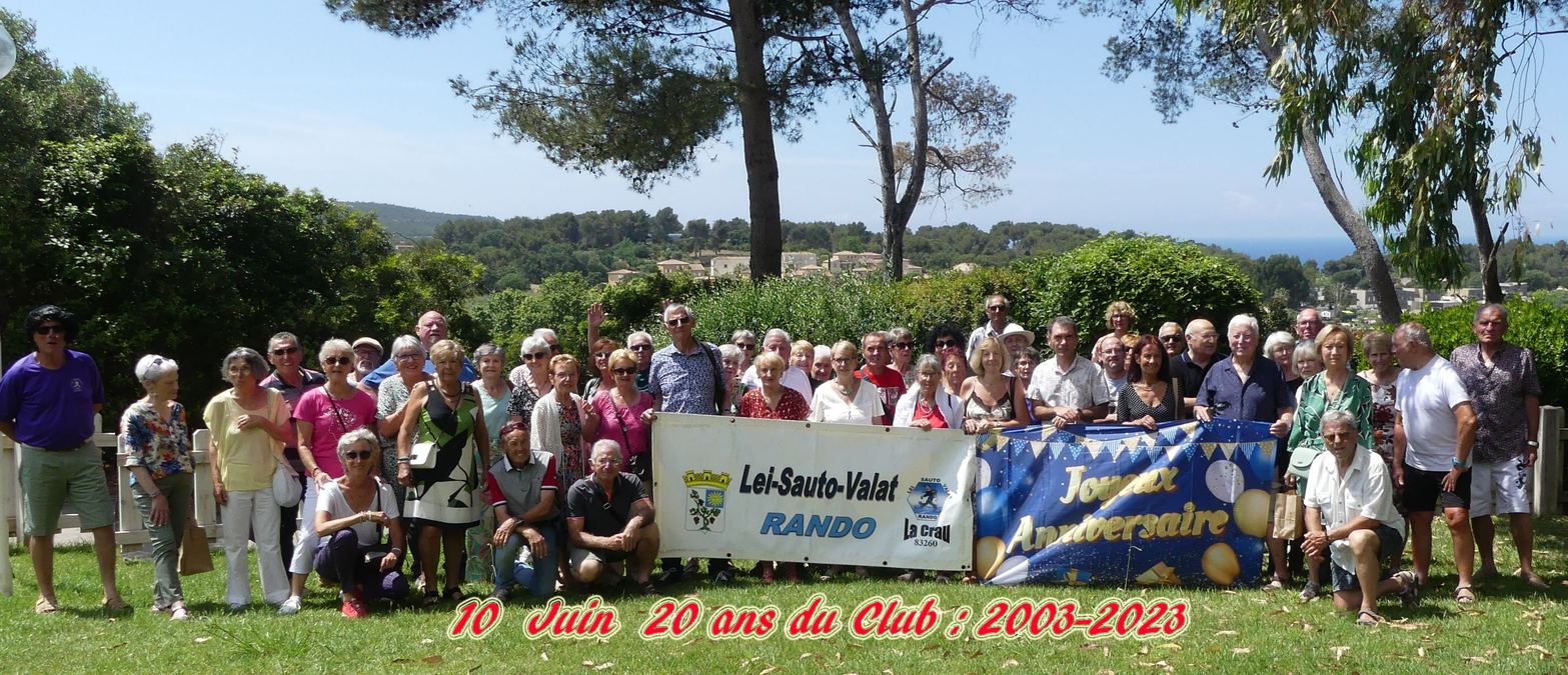 Les 20 ans du club