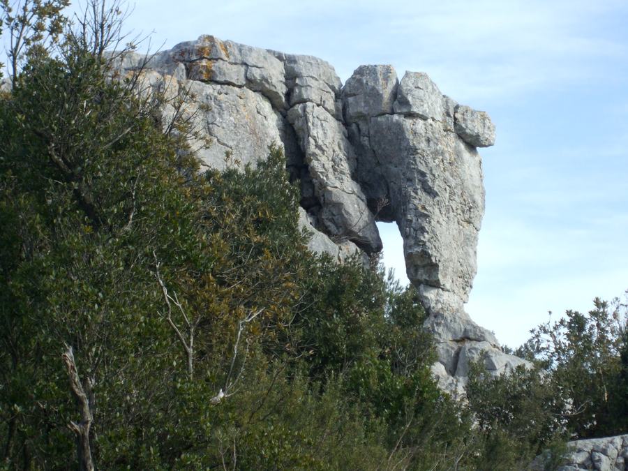 Solliès-Toucas, l’Eléphant de pierre