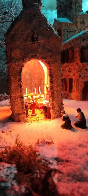 La Garde-Freinet, crèche et Grimaud