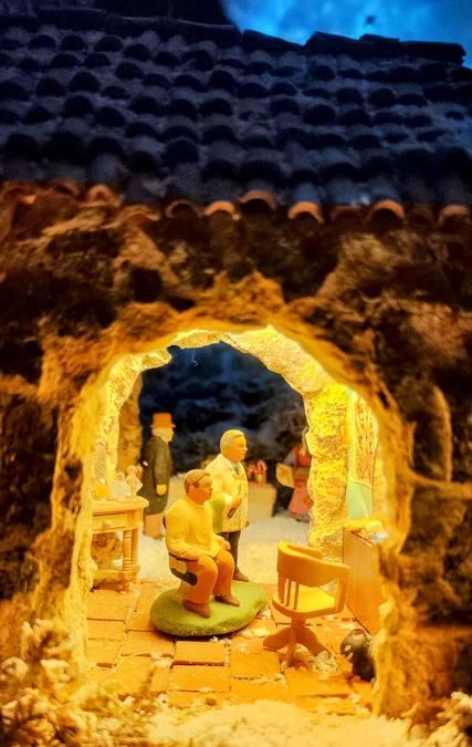La Garde-Freinet, crèche et Grimaud
