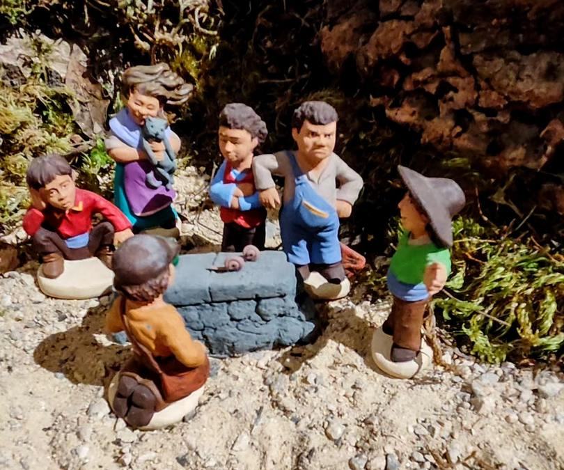 La Garde-Freinet, crèche et Grimaud