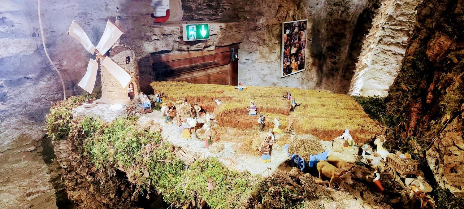 La Garde-Freinet, crèche et Grimaud