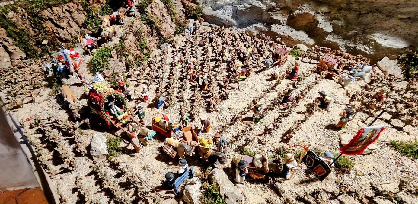 La Garde-Freinet, crèche et Grimaud