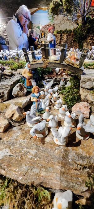 La Garde-Freinet, crèche et Grimaud