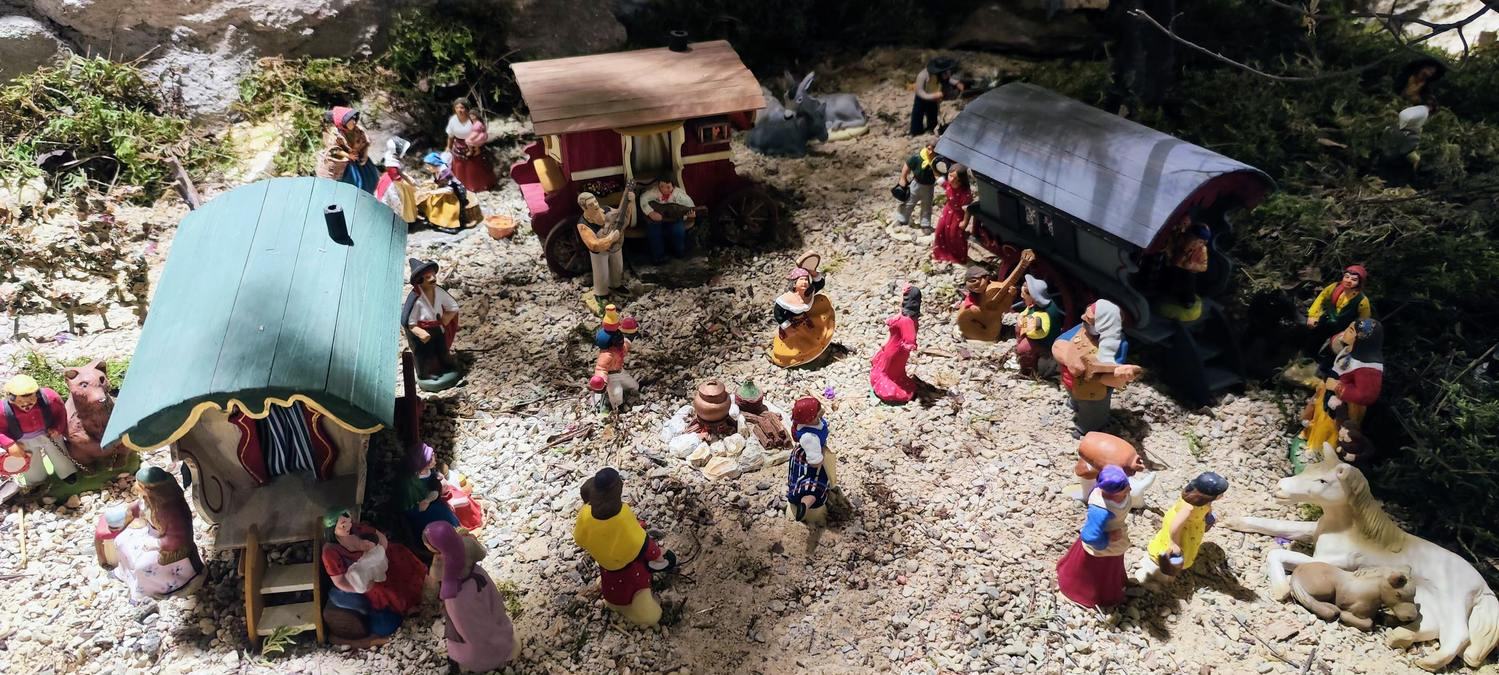La Garde-Freinet, crèche et Grimaud