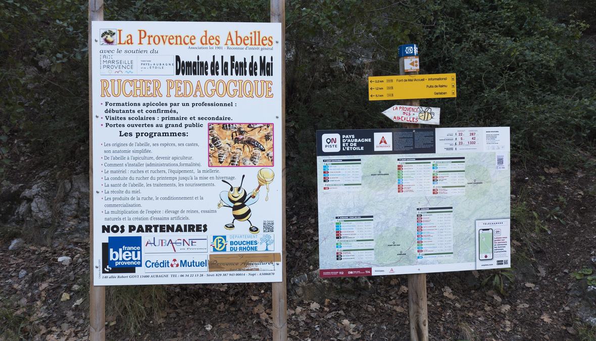 Le Garlaban, sentier des scolopendres