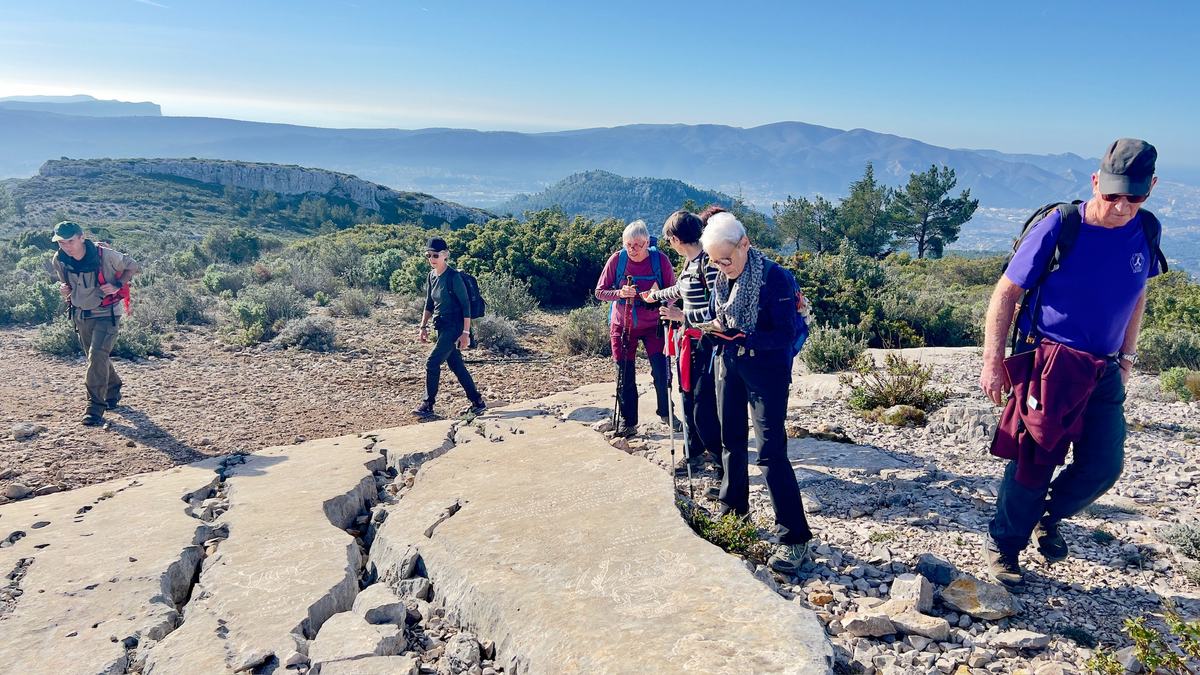 Le Garlaban, sentier des scolopendres