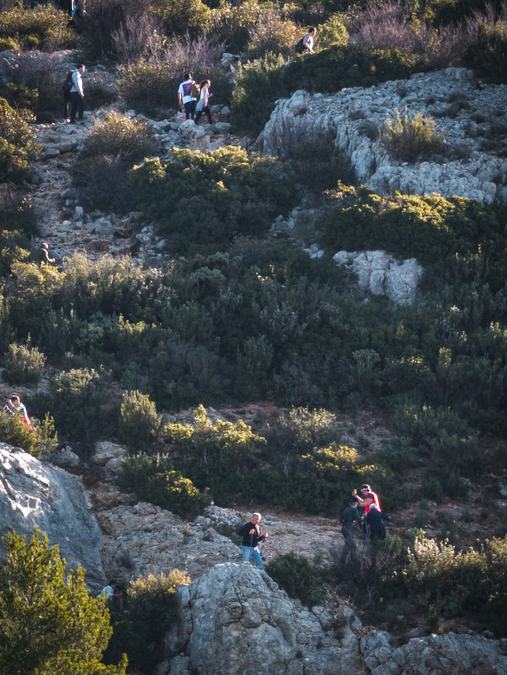 Le Garlaban, sentier des scolopendres