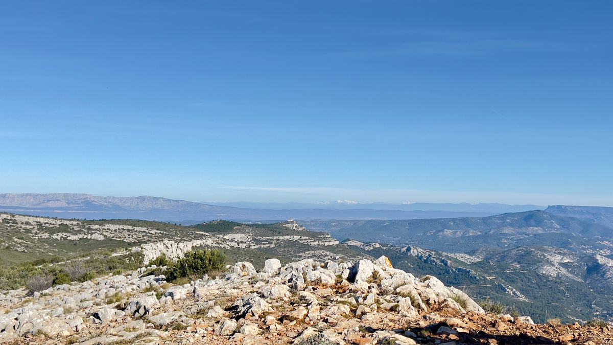 Le Garlaban, sentier des scolopendres