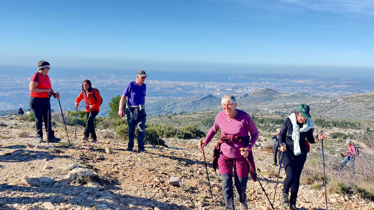 Le Garlaban, sentier des scolopendres