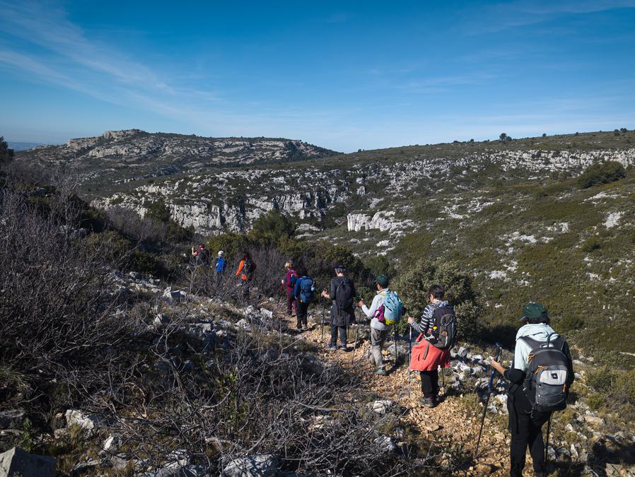 Le Garlaban, sentier des scolopendres