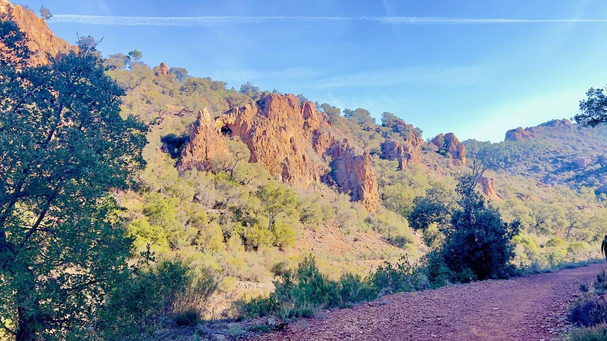 Estérel, l'Uzel et le pic d'Aurelle