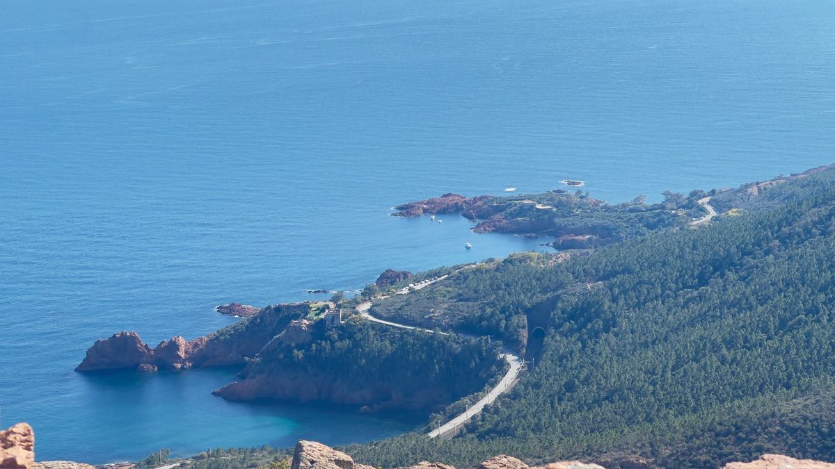 Estérel, l'Uzel et le pic d'Aurelle