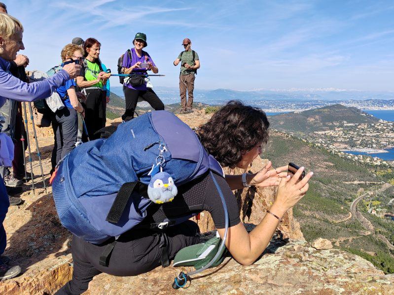 Estérel, l'Uzel et le pic d'Aurelle