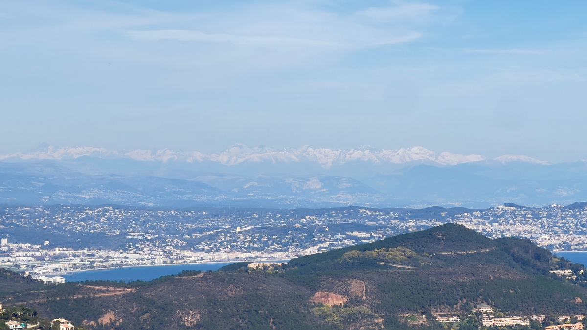 Estérel, l'Uzel et le pic d'Aurelle