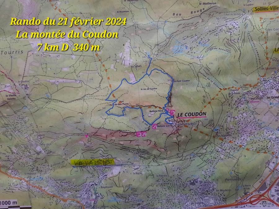 Solliès-Ville, montée du Coudon