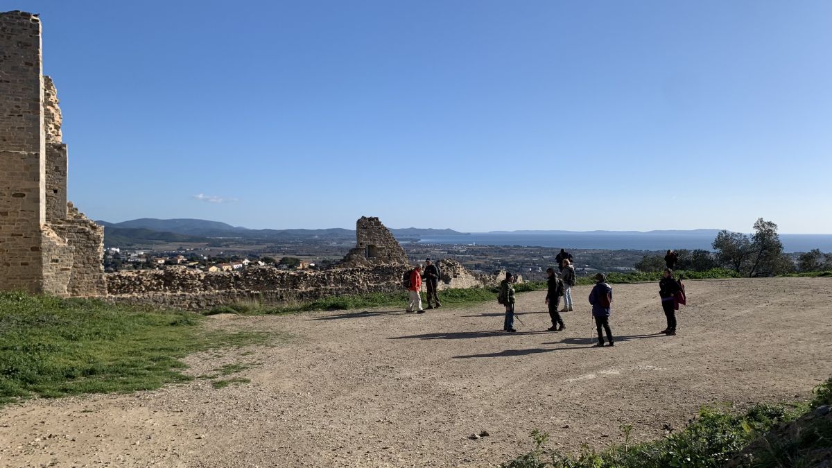 Hyères, les Maurettes et château