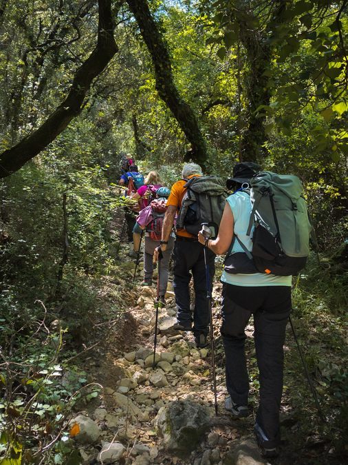 Pourrières, sentier de l’Aubenade