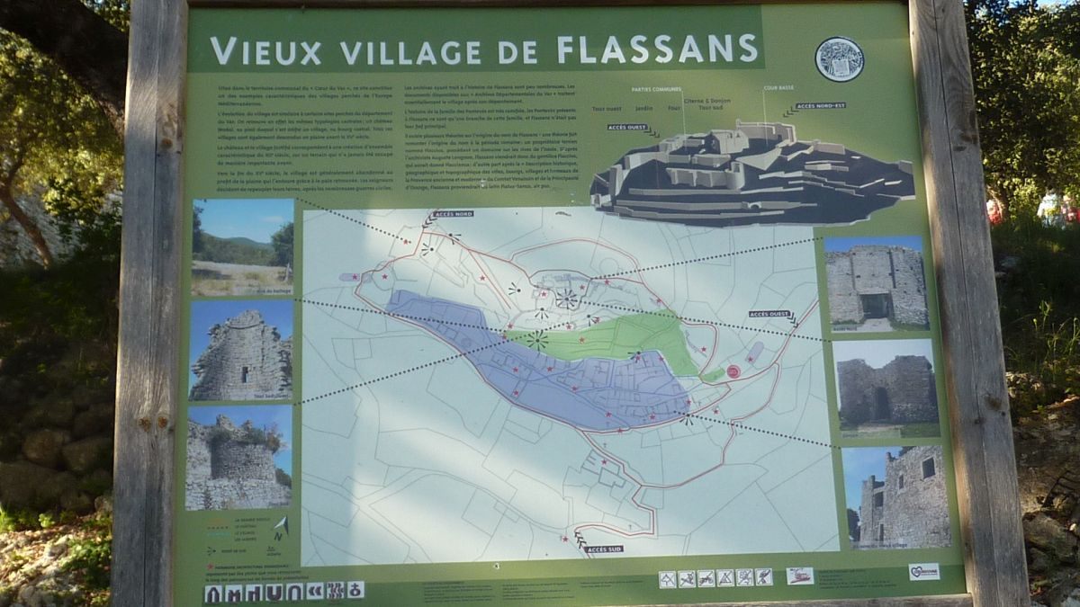 Flassans, la voie aurélienne