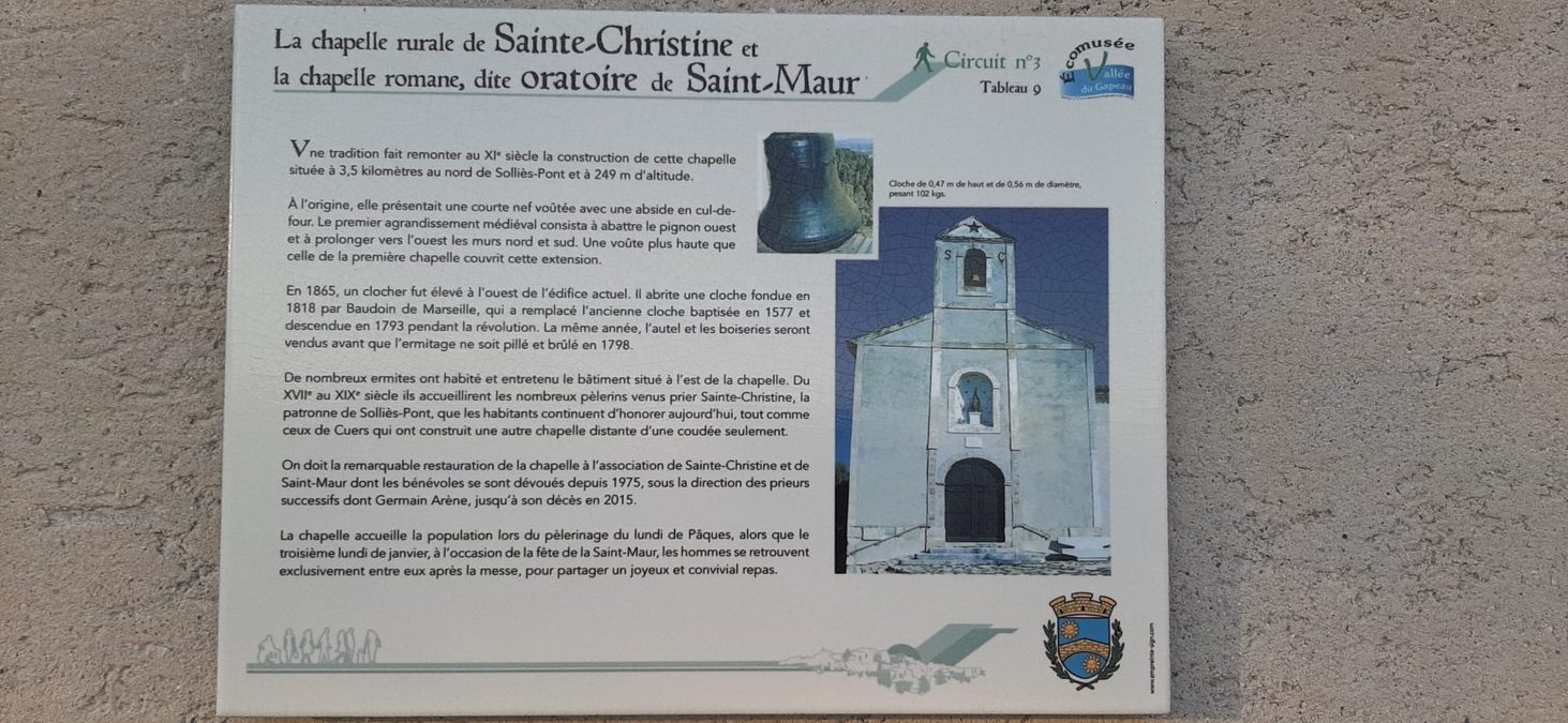 Solliès-Pont, Sainte Christine