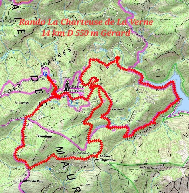 Collobrières, chartreuse de La Verne